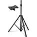 Inbox Zero 5 Core Speaker Stands Tripod Tall DJ Studio Monitor Stands 72" Pole Mount Metal in Black | 35 H x 4.75 W x 5 D in | Wayfair