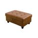 Red Barrel Studio® Greicy 35" Wide Faux Tufted Rectangle Storage Ottoman Faux /Scratch/Tear Resistant/Stain Resistant/Water Resistant | Wayfair