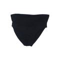 Panache Swimwear Swimsuit Bottoms: Black Solid Swimwear - Women's Size Small