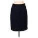 J.Crew Formal Skirt: Blue Print Bottoms - Women's Size 8