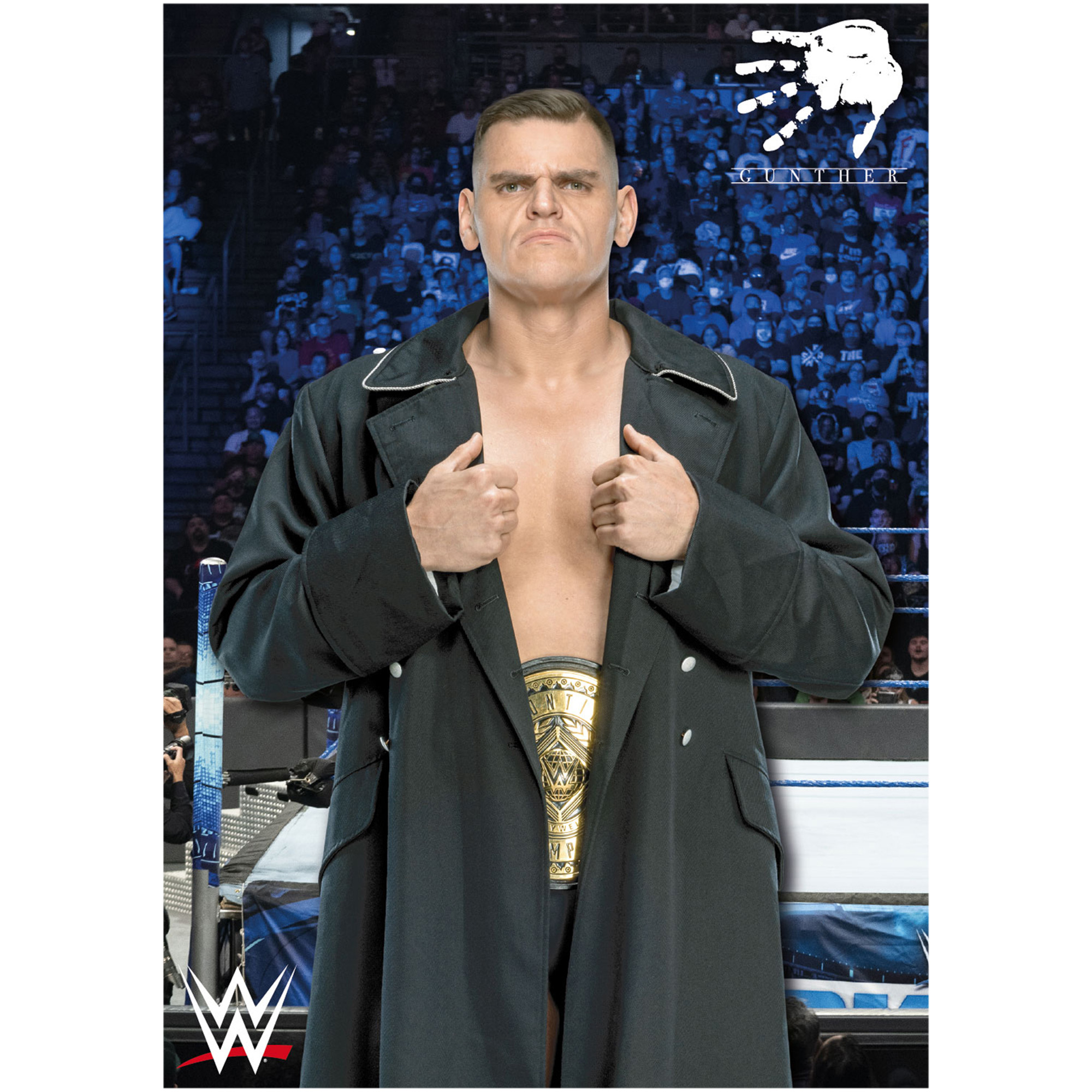WWE Gunther Crowd Poster – ungerahmt A3 Image