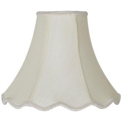 Imperial Creme Scallop Bell Lamp Shade 5x12x10 (Sp...