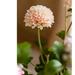 RusticReach Artificial Dahlia Flower Stem Pink White 29" Tall