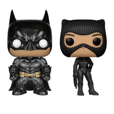 Funko Pop! DC - 2pk Batman Arkam Knight & Selina K...