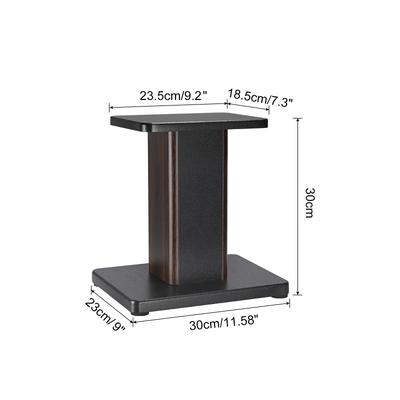 1 Pair Wood Grain Speaker Stands 11.8