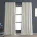 Exclusive Fabrics Performance Linen Luxury Blackout Curtains (1 Panel) - Thermal Insulation, Elegant Blackout Drapery