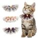 Reheyre Eye-catching Fashion Badge Pet Bibs - Wear Resistant - Polyester - Pet Collar Lace Bib - for Photography