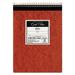 1PK Gold Fibre Retro Wirebound Writing Pads Wide-legal Rule Red Cover 70 Antique Ivory 8.5 X 11.75 Sheets