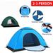 YouLoveIt Backpacking Tent 2-3 Person Camping Tent Two Doors Waterproof Camp Tents Backpacking Tent for Hiking & Family Camping