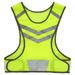 Carevas Outdoor Sports Running Reflective Vest Adjustable Lightweight Mesh Safety Gear for Women Men Jogging Cycling Walking