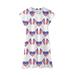 safuny Girls s Knee Length Dress Clearance Stripe Star Print Short Sleeve Comfy Fit Round Neck Independece Day Ruffle Hem Vintage Holiday Lovely Princess Dress White 5-15Y