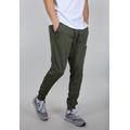 Cargohose ALPHA INDUSTRIES "ALPHA Men - Jogger X-Fit Slim Cargo Pant" Gr. S, Normalgrößen, grün (dark green) Herren Hosen Cargohosen