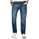 Comfort-fit-Jeans ALESSANDRO SALVARINI "ASMarco" Gr. W32 L36, Länge 36, blau (as201, mittelblau) Herren Jeans Comfort Fit