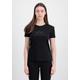 T-Shirt ALPHA INDUSTRIES "ALPHA Women - T-Shirts New Basic T G Wmn" Gr. M, schwarz (black, black) Damen Shirts Jersey