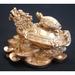 Bungalow Rose Feng Shui Dragon Turtle Figurine Resin in Yellow | 3 H x 4 W x 3 D in | Wayfair CA4884545EA347D3B5638D0C7341E00A
