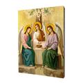 Icon With The Holy Trinity - A Religious Gift, Handmade Wood Icon, Gilded, Beautiful Gift