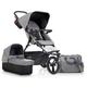 Mountain Buggy Jungle Pushchair + Carrycot Luxury Collection, Herringbone