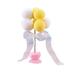 Farfi Car Decoration Balloon Design Heat Resistance Resin Balloon Shape Car Decoration Dashboard Clay Ornaments for Decoration (Yellow)