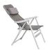 Meghna Folding Rocking Chair Rocker Porch Outdoor Patio Headrest Gray 250lb