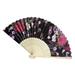 SRstrat Floral Folding Hand Fans for Women Foldable Vintage Fan with Different Flower Patterns Vintage Folding Hand Flower Fan Chinese Dance Party Pocket Gifts Fan for Wedding Party Favors Gifts