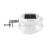 Jikolililili Upgraded Version Gutter Solar Lights Outdoor 9 LED Gutter Lights Solar Powered for Fence Roof Gutter Garden Yard Wall Lamp