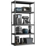 ABORON Storage Shelves 5 Tier Adjustable Garage Storage Shelving Heavy Duty Metal Storage Utility Rack Shelf Unit for Warehouse Pantry Closet Kitchen 47 x 16 x 72