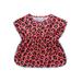 IZhansean 4 Colors Summer Kids Girls Lovely Beachwear Dress Tassel Solid/Leopard Printed Elastic Mini Dresses Pink 3-4 Years