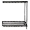 21 Deep x 30 Wide x 14 High 2 Tier Black Add-On Shelving Unit