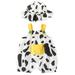 Holiday Deals! Borniu Baby Girl Baby Boy Clothes Toddler Kids Baby Boys And Girl Fashion Cute Cow Print Casual Romper Hat Set Clearance
