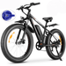 Electric Bike 26 4.0 Fat Tire Electric Bike for Adults 500W Adult Electric Bicycles Electric Mountain Bike with 48V 10.4Ah Battery and Lockable Suspension Fork Ebike for Mountain Beach Snow