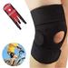 Knee Brace Open Patella Stabilizer Neoprene Knee Support for Men Women Running Basketball Meniscus Tear Arthritis Joint Pain Reli