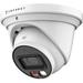 Amcrest UltraHD 4K (8MP) IP PoE AI Camera 49ft Nightcolor Security Outdoor Turret Camera Built-in Microphone Human Detection Active Deterrent 129Â° FOV 4K@15fps IP8M-2779EW-AI (White) (Used)