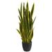 Nearly Natural 38-inch Sansevieria Artificial Plant - Green