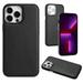 Jiahe Cover for iPhone 14 Pro Max Lightweight PU Leather Caseï¼ŒHybrid Shockproof Premium Leather Materia Anti-Scratch Protection Cover Case black