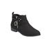 Extra Wide Width Women's The Lux Bootie by Comfortview in Black (Size 12 WW)