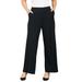 Plus Size Women's Liz&Me® Wide Ponte Pant by Liz&Me in Black (Size 3X)