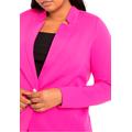 Plus Size Women's 9-To-5 Stretch Work Blazer by ELOQUII in Berry (Size 22)