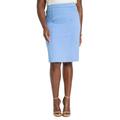 Plus Size Women's The Ultimate Stretch Suit Pencil Skirt by ELOQUII in Cornflower Blue (Size 16)