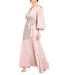 Plus Size Women's Satin Maxi Dress by ELOQUII in Mauve (Size 26)