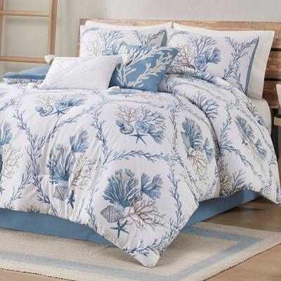 Pismo Beach Comforter Bed Set Blue, Full / Double,...