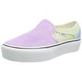 Vans Damen Asher Platform Sneaker, Color Block Light Purple/Multi, 36 EU