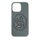 SWAROVSKI Signum Phone Case for iPhone 14 Pro Max with Silver Crystals, Black Background Swan Motif, Part of The Signum Collection