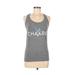 VSX Sport Active Tank Top: Gray Activewear - Women's Size Medium