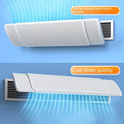 Pare-brise de climatisation centrale grille de sortie d'air déflecteur intégré plaque de vent