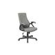 byLIVING Chefsessel ARTAX Chefsessel/Kunststoff schwarz/Bezug Webstoff grau/Wippmechanik/Sicherheitsklemmschutz/Sicherheitsrollen/B 65, H 100-110, T 63 cm