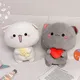 Mitao – jouets en peluche chat couché Kawaii Couple poupée en peluche oreiller Animal mignon