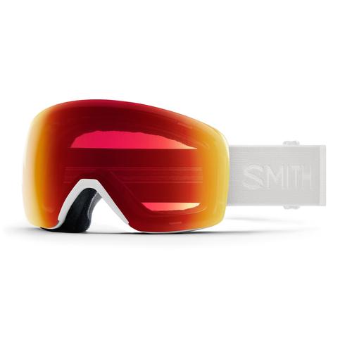 Smith SKYLINE Unisex-Skibrille Vollrand Monoscheibe Acetat-Gestell, weiß