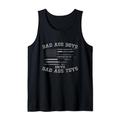 Bad Ass Boys Drive Bad Ass Toys Amerikanische Flagge Muskelauto Tank Top