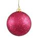 The Holiday Aisle® Christmas Ball Ornament Plastic in Red | 12 H x 12 W x 12 D in | Wayfair E6F5D44C8BBA40DEB7A33C58D913BB5E