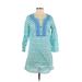 Vineyard Vines Casual Dress: Green Dresses - Women's Size Small